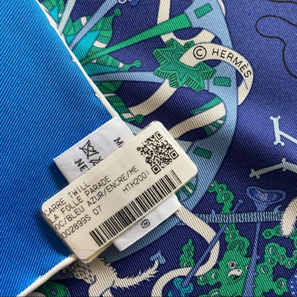 NWT Hermes La Folle Parade Silk Scarf - Picture 2 of 14
